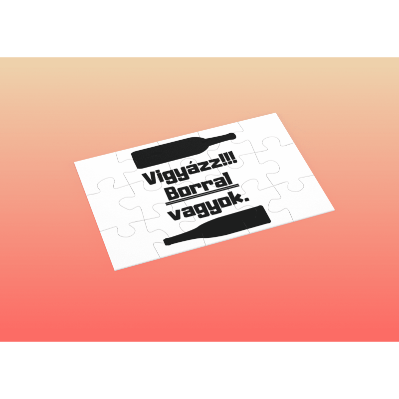 Vigyázz borral vagyok - Puzzle