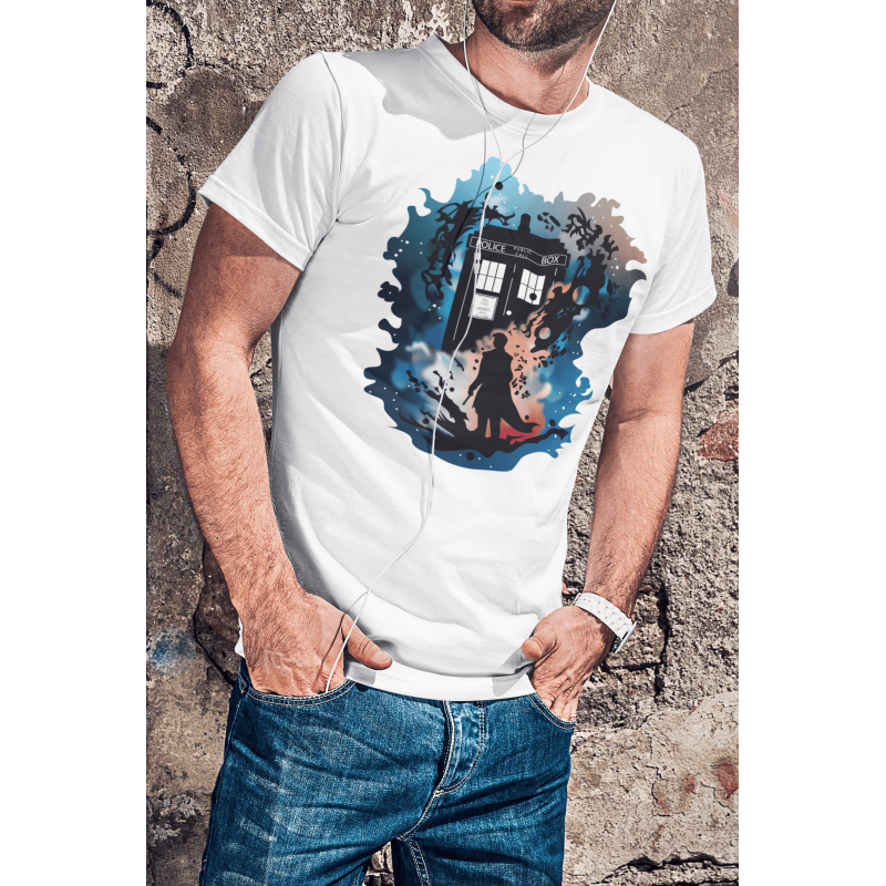 Color Tardis - Férfi póló